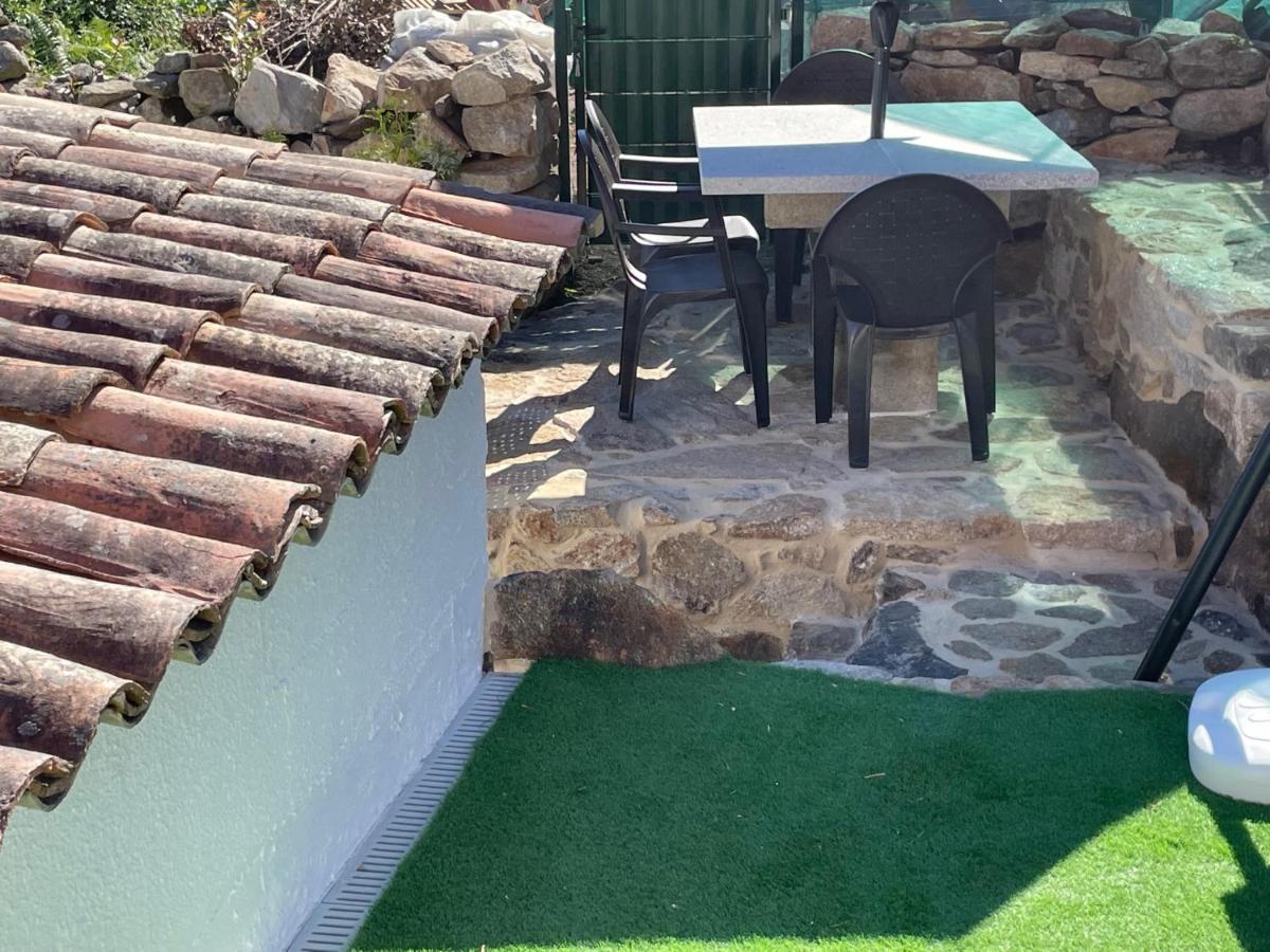 Casita Independiente Y Tres Apartamentos Con Piscina Ladeira Playa Baiona Bagian luar foto