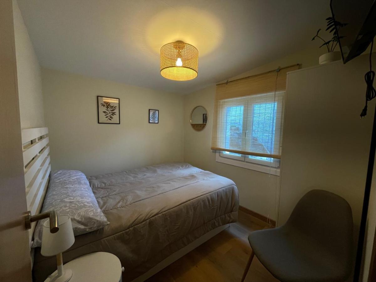 Casita Independiente Y Tres Apartamentos Con Piscina Ladeira Playa Baiona Bagian luar foto