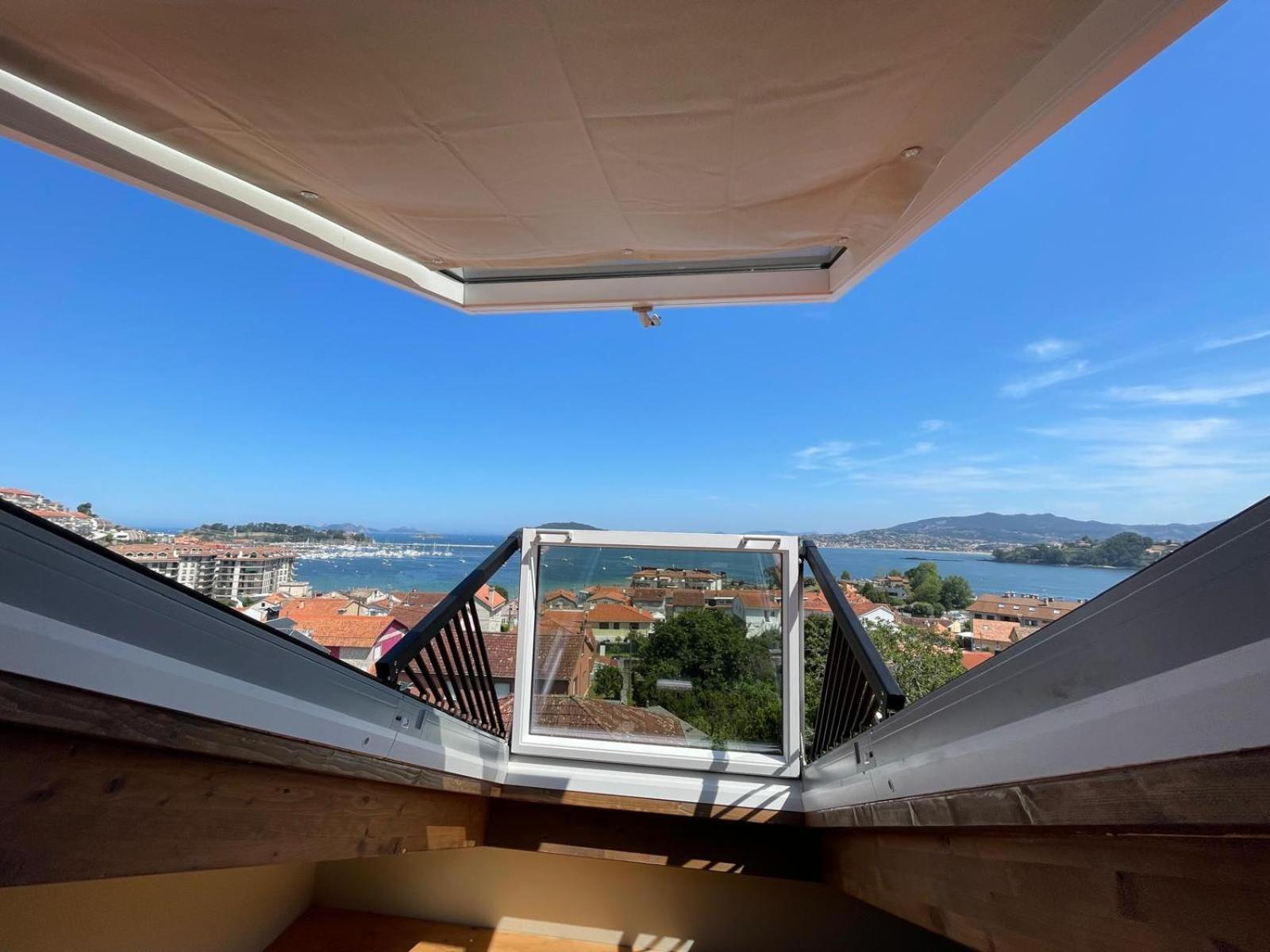 Casita Independiente Y Tres Apartamentos Con Piscina Ladeira Playa Baiona Bagian luar foto