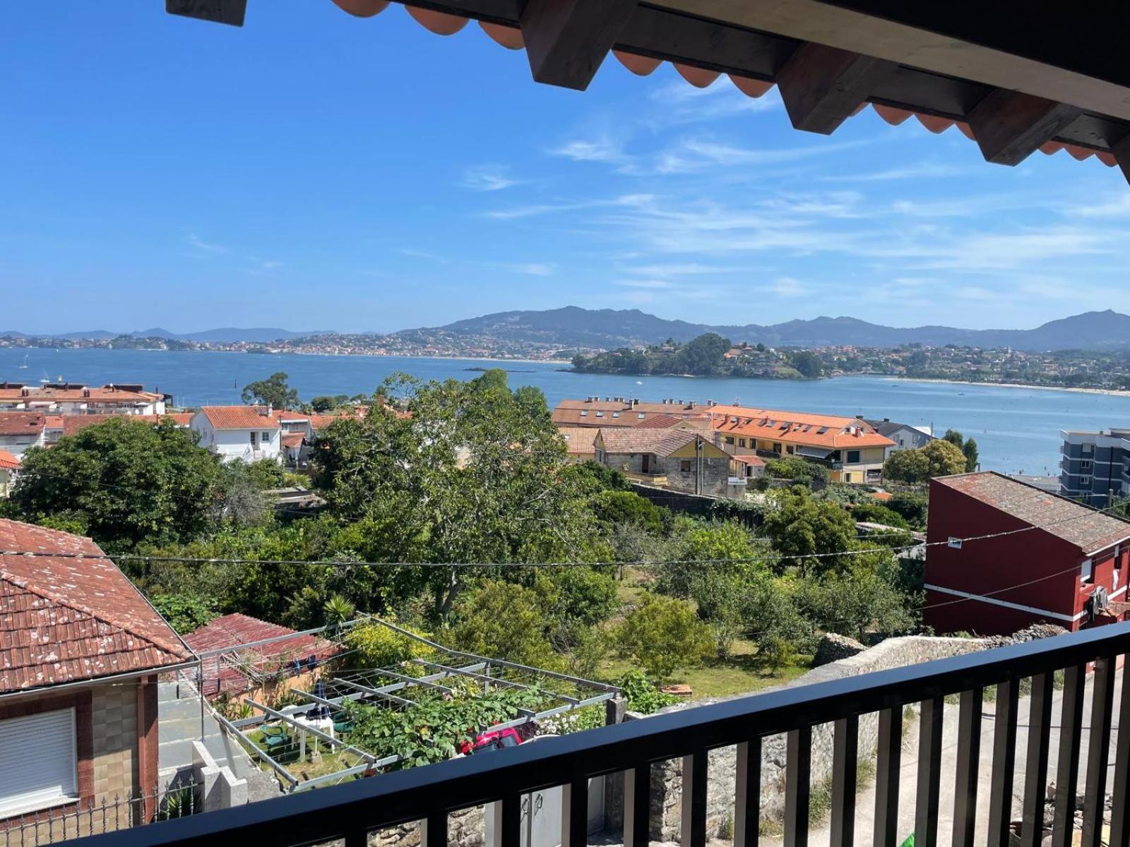Casita Independiente Y Tres Apartamentos Con Piscina Ladeira Playa Baiona Bagian luar foto