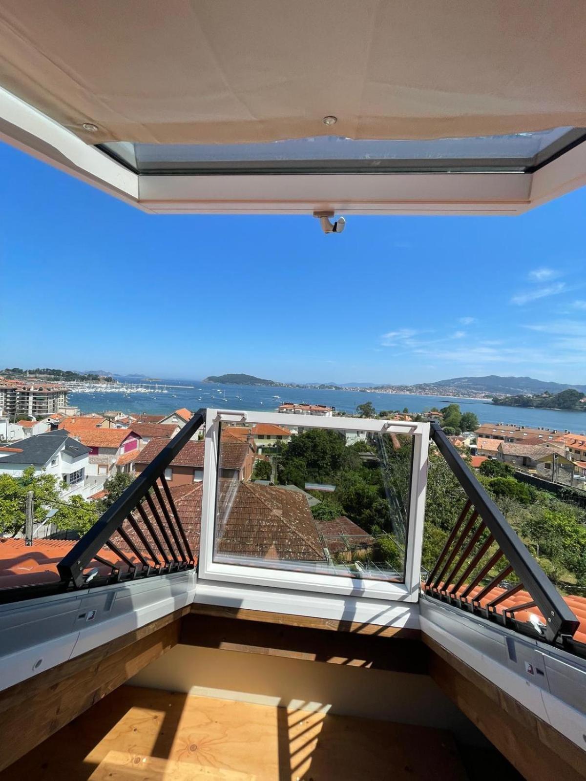Casita Independiente Y Tres Apartamentos Con Piscina Ladeira Playa Baiona Bagian luar foto