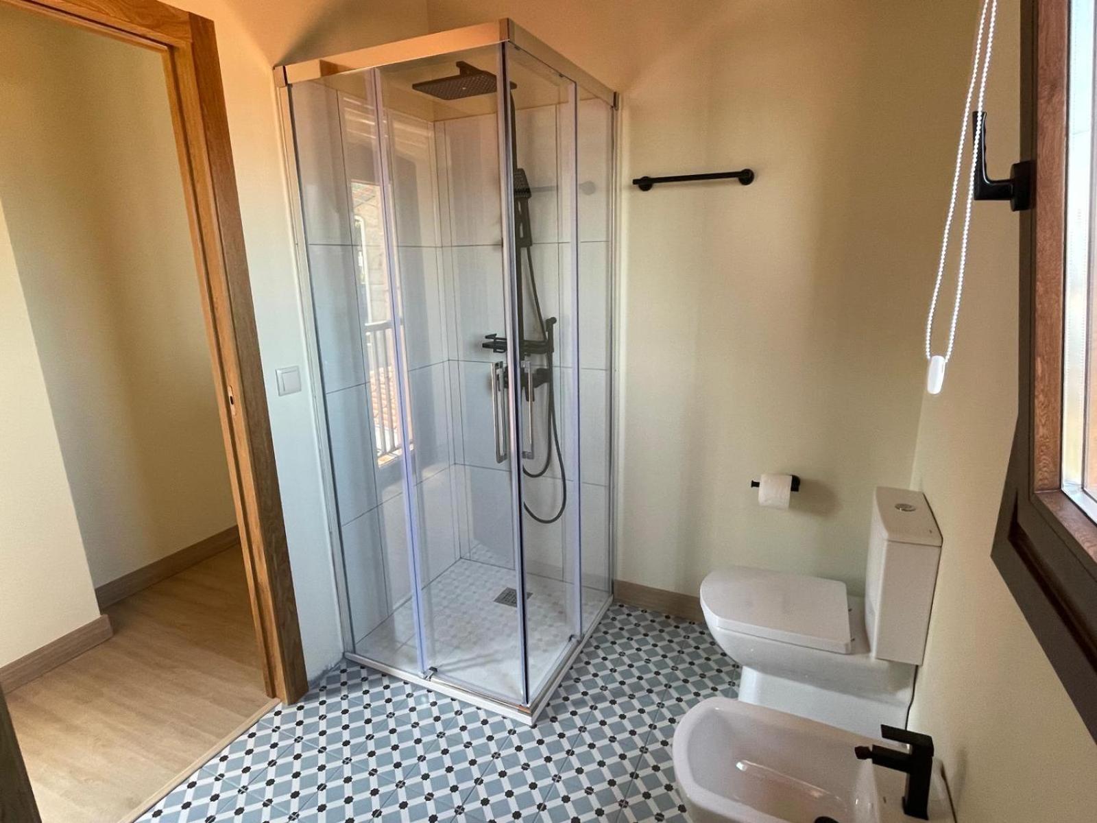 Casita Independiente Y Tres Apartamentos Con Piscina Ladeira Playa Baiona Bagian luar foto