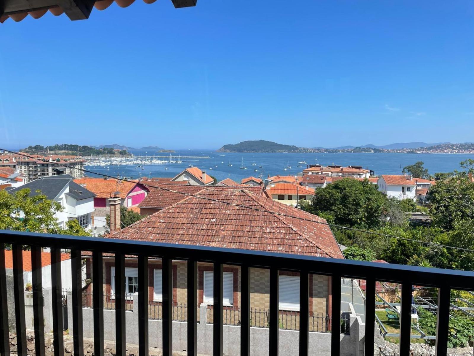 Casita Independiente Y Tres Apartamentos Con Piscina Ladeira Playa Baiona Bagian luar foto